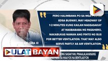 Mga air-conditioned na pampublikong sasakyan, pinaalalahanang magbukas ng bintana para sa maayos na bentilasyon