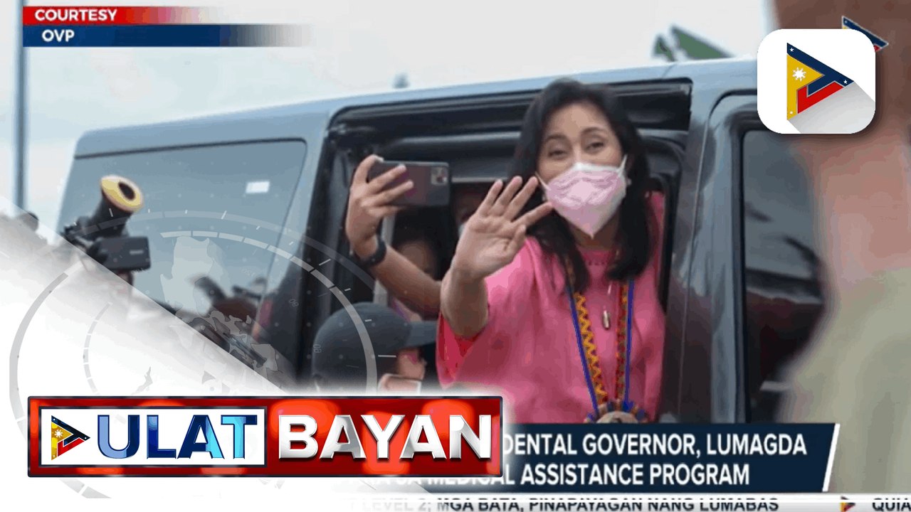 VP Robredo at Negros Occidental Gov. Lacson, lu...