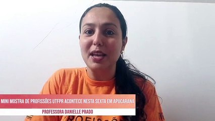 Mini Mostra de Profissões da UTFPR acontece nesta sexta em Apucarana