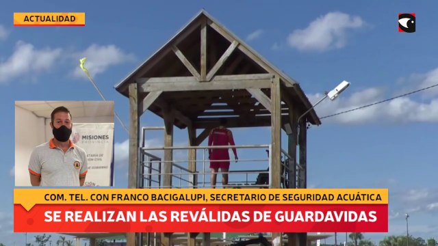 Se realizan las reválidas de guardavidas