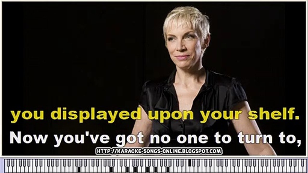 Eurythmics, Annie Lennox - Don't Ask Me - karaoke Instrumental Version with virtual piano & lyrics video