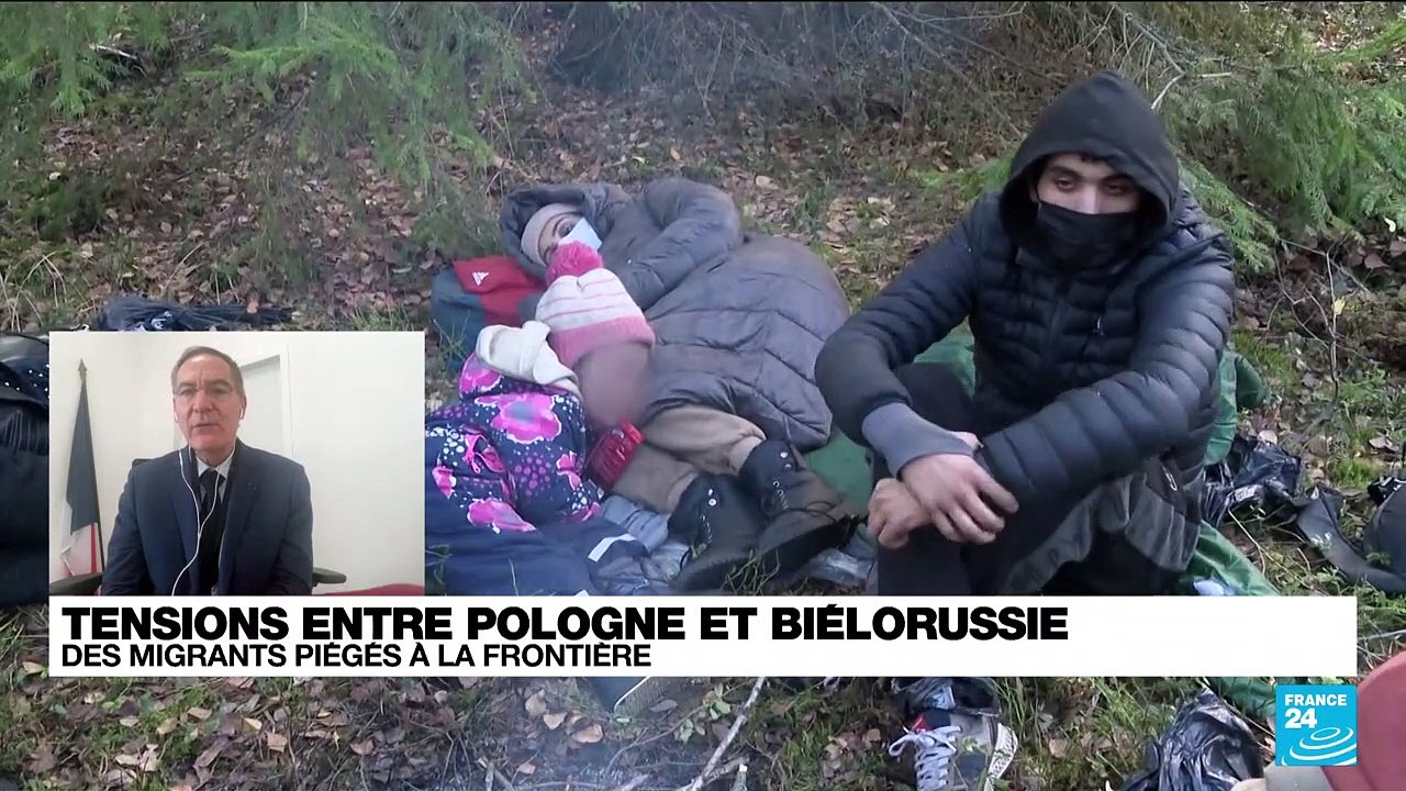"Plusieurs milliers" de migrants piégés à la frontière entre la Pologne et la Biélorussie