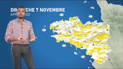 Bulletin météo pour le dimanche 7 novembre 2021