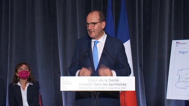 Intervention de Jean Castex depuis Montpellier