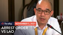 Senate orders arrest of ex-budget exec Lao