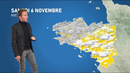 Bulletin météo pour le samedi 6 novembre 2021