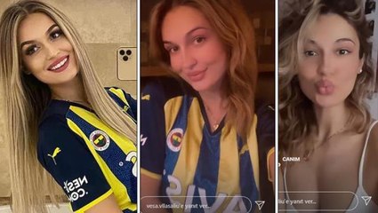 Fenerbahçe'nin güzel yengesi taraftarlarla arayı düzeltti! Paylaşımları dikkat çekti
