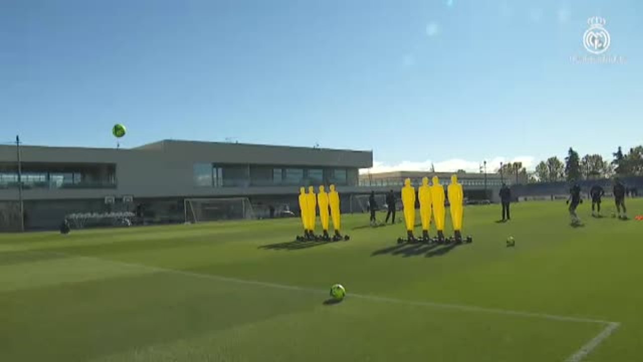 El Real Madrid prepara su encuentro contra el Rayo Vallecano