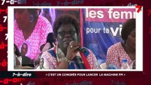 7-à-dire avec Issiaka Sangaré, secrétaire générale du FPI