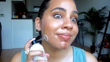 Spray instantly melts off makeup