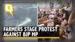 Farmers' Protest | Farmers Chant Slogans Against BJP MP Ramchander Jangra's Hisar Visit