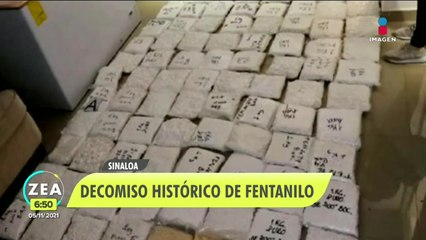 Ejército realiza decomiso histórico de fentanilo en Sinaloa