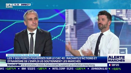 Jean-Jacques Ohana (AI For Alpha) : Les 7 000 points pulvérisés sur le CAC 40, rachats d'actions et dynamisme de l'emploi US soutiennent les marchés - 05/11