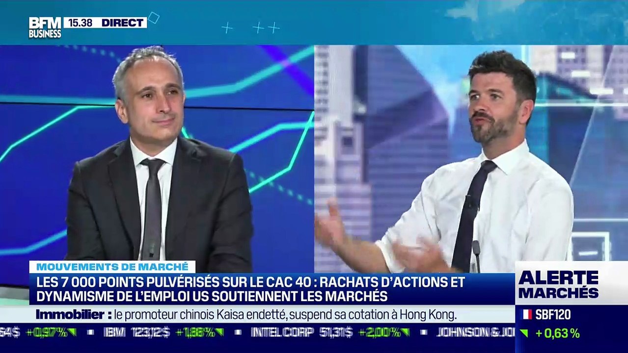 Jean-Jacques Ohana (AI For Alpha) : Les 7 000 points pulvérisés sur le CAC 40, rachats d'actions et dynamisme de l'emploi US soutiennent les marchés - 05/11
