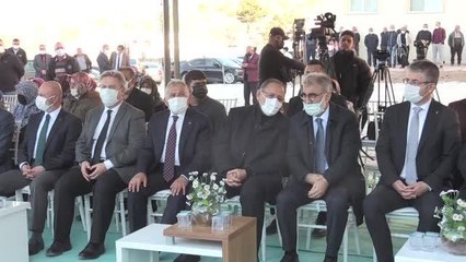 Özhaseki kentsel dönüşüm konutlarının anahtar teslim töreninde konuştu