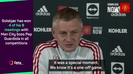 下载视频: Solskjaer urges fast United start in 'special' Manchester derby