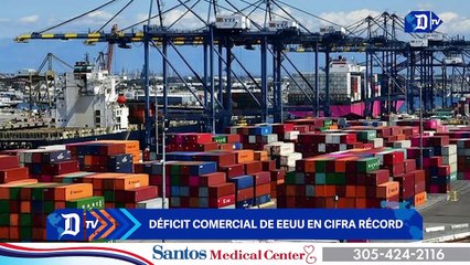 Déficit comercial de EEUU en cifra récord | El Diario en 90 segundos