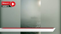 İstanbul'da yoğun sis nedeniyle vapur seferleri aksadı