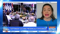 Cuestionadas elecciones presidenciales en Nicaragua