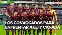 Lista de jugadores convocados de México para las eliminatorias ante Estados Unidos y Canadá