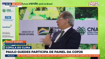 Descargar video: Paulo Guedes Falou de Economia verde, em estimular o crescimento de um novo mundo, abandonando algumas velhas práticas. Falou também da digitalização dos brasileiros na pandemia e deu números.