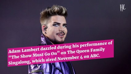 Adam Lambert Belts Out  The Show Mustgo On  During Epic  Queen Familysingalong  Special