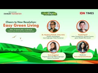 Cheers to New Resolution: Easy Green Living