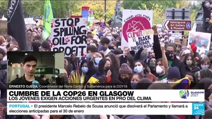Ernesto Ojeda: La COP26 debe moverse a "hacia la inclusividad en las mesas de decisiones"