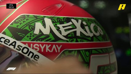 لحظة انطلاق التجارب الحرة الأولى لجائزة المكسيك