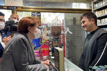 İYİ Parti Genel Başkanı Akşener, ziyaretlerde bulundu