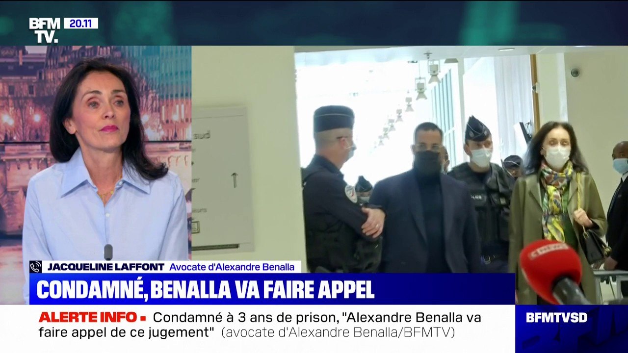 Me Jacqueline Laffont, avocate d’Alexandre Benalla: "Je suis choquée: depuis quand la défense d'un justiciable et la contestation des faits constitueraient un mépris de la justice ?"