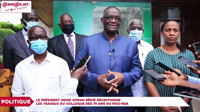 Politique : Le Président Henri Konan Bédié réceptionne les travaux du colloque des 75 ans du PDCI-RDA