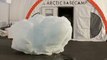 Iceberg slowly melts a dire warning at COP26 in Glasgow