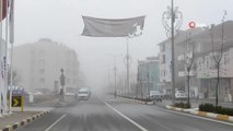 Çekerek'te sabah saatlerinde yoğun sis etkili oldu