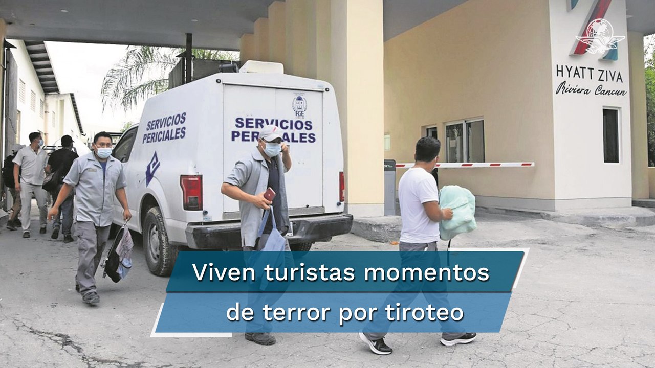 Tiroteo en playa de Puerto Morelos deja dos muertos y un turista herido