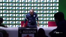 Çaykur Rizespor-Aytemiz Alanyaspor maçının ardından