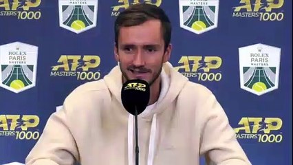 ATP - Rolex Paris Masters 2021 - Daniil Medvedev : "Les grandes victoires, quand je dis les « grandes », parfois ce n'est pas de gagner un Grand Chelem"