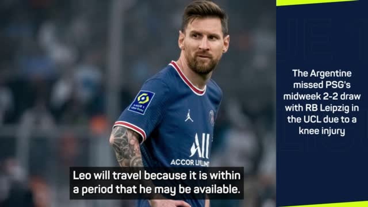Pochettino confirms injured Messi will miss Bor...