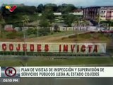 Plan de vistas de inspección y supervisión de servicios públicos llega al estado Cojedes