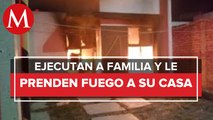 En Zacatecas, asesinan a familia dentro de su vivienda y le prenden fuego