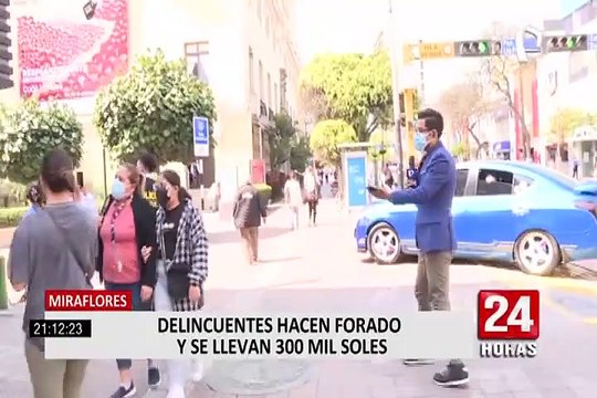 Miraflores: delincuentes hacen forado en tiendas y roban dinero y bienes por un valor de S/ 300 mil