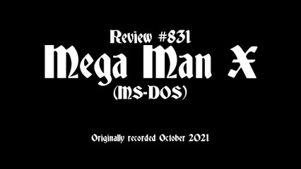 Review 831 - Mega Man X (MS-DOS)