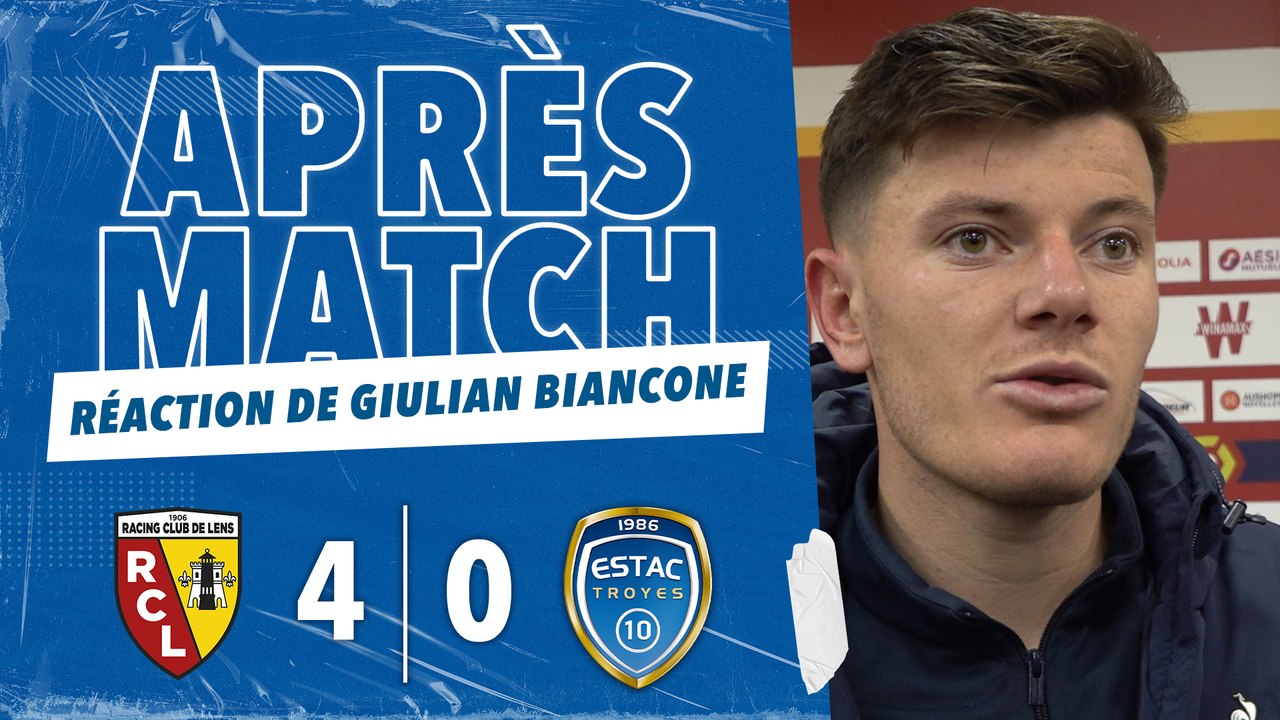 Lens 4-0 ESTAC | Réaction de Giulian Biancone