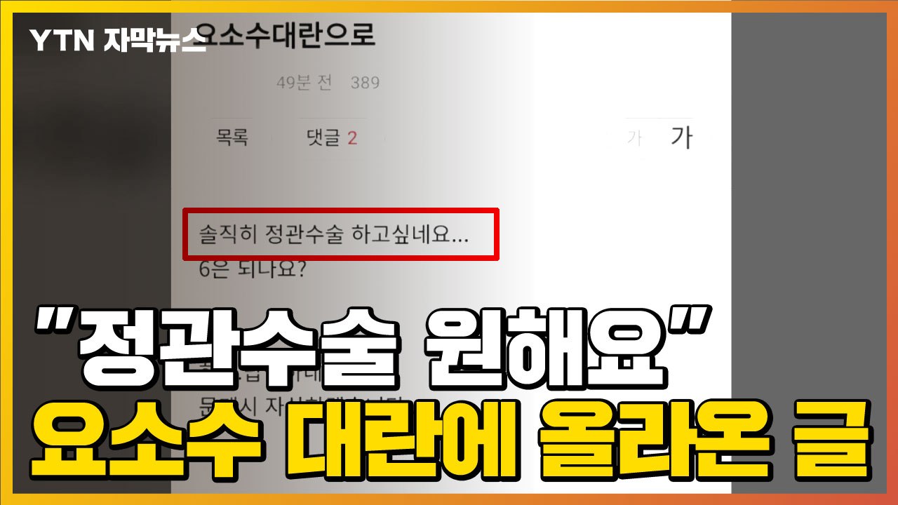 [자막뉴스] "정관수술 원해요"...요소수 대란에 판치는 불법개조 / YTN