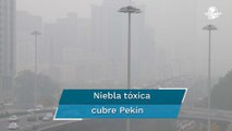 Contaminación en Pekín obliga al cierre de patios de escuelas y autopistas