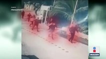 Estos son videos de la balacera entre narcomenudistas en Puerto Morelos