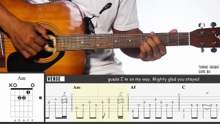 Fingerstyle Guitar Lesson (Lionel Richie) cover by Fed Monzaga with Guitar Tabs + Chords+ Lyrics