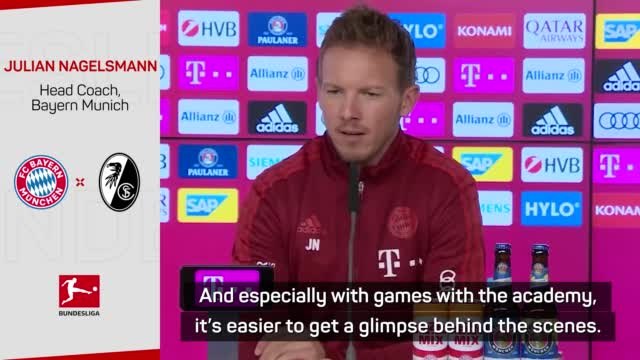 Nagelsmann full of praise for Freiburg ahead of Bundesliga clash