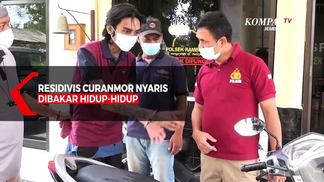 Residivis Mencuri Motor Lagi, Babak Belur dan Nyaris Dibakar Warga