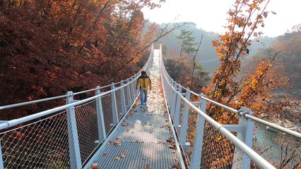 주상절리 절경 한눈에...미리 가본 한탄강 절벽길 / YTN